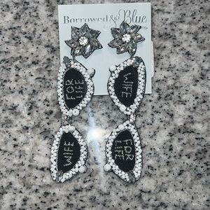 Never worn bride earrings